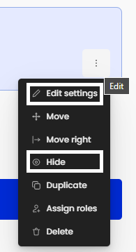 Moodle - Activity or Resource - Edit Menu - Edit Settings